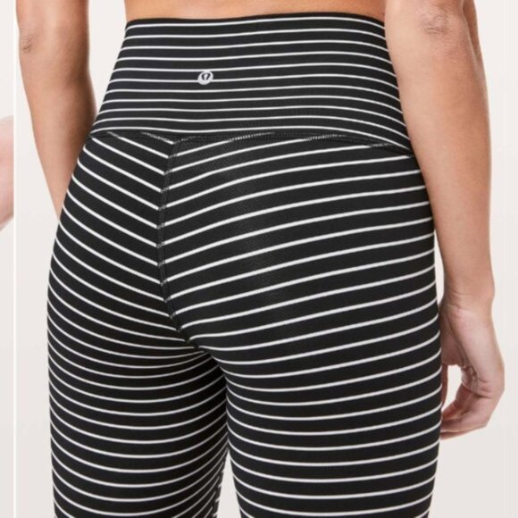 Lululemon Wunder Under High-Rise Tight *Luxtreme 28" Parallel Stripe Black - Picture 5 of 11